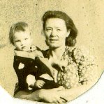 Ora Blanchard with baby Frances