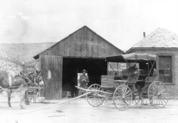Francis L Blanchard's blacksmith shop