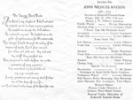 John Matson Funeral