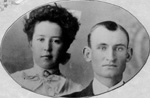 John and Florence Peterson's wedding photo