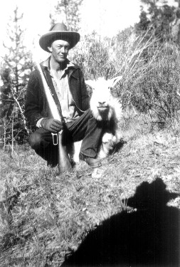 Howard and goat